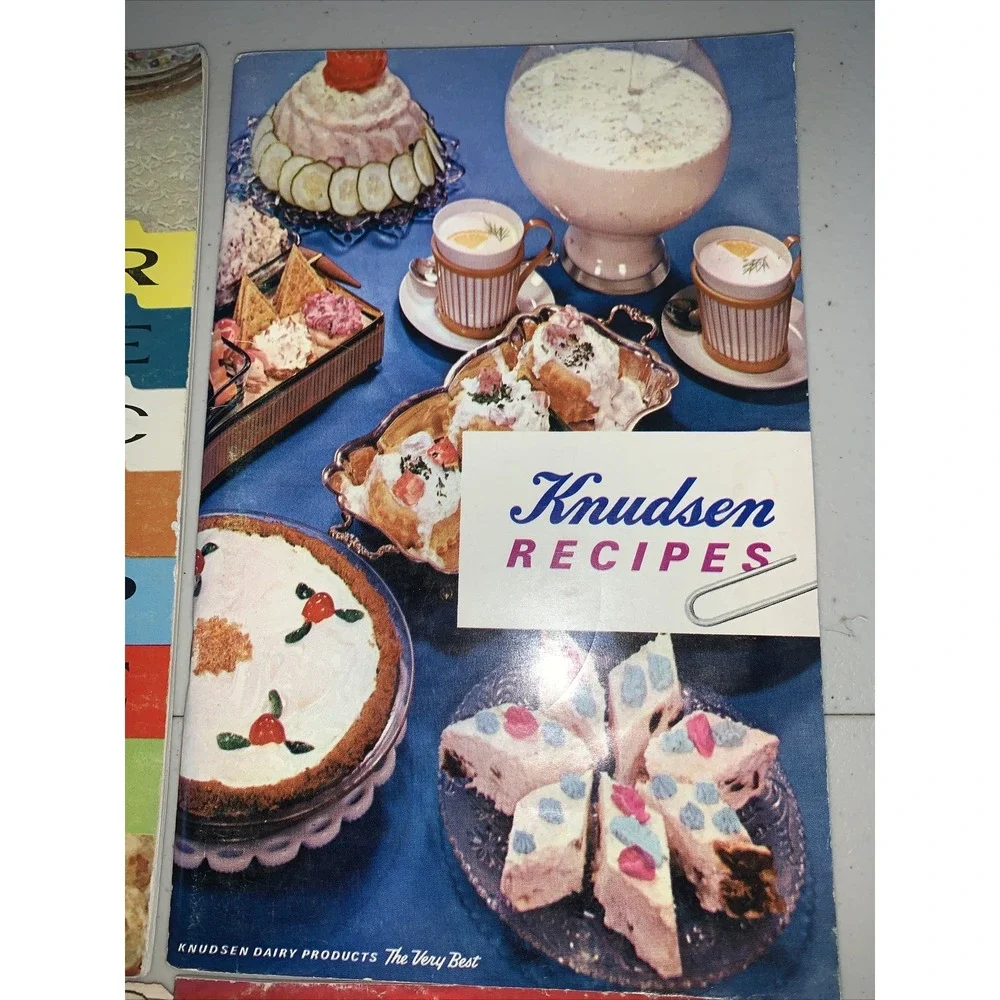 Vintage Knudsen Dairy Products Recipe Books (9) Holiday‎ 1950's -60's